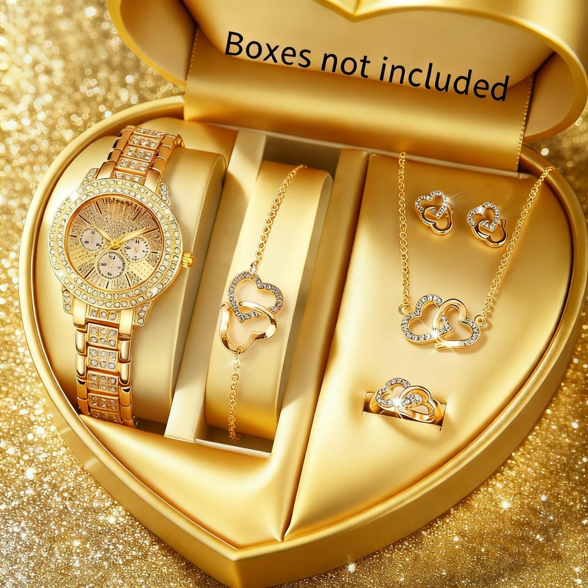 Luxury Watch Safe - 6PCS Luxury Rhinestone Women Watch Jewelry