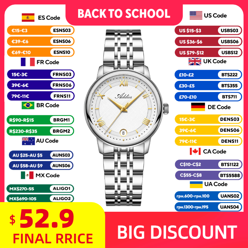Luxury Watch Safe - ADDIES Elegant Quartz Ladies Watches Luxury