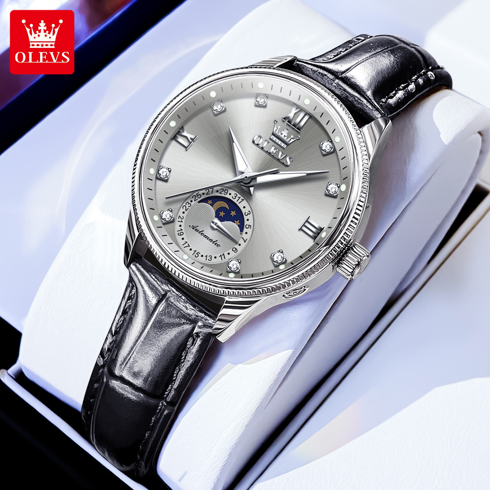 Luxury Watch Time - OLEVS Moon Phase Fashion Women Watches