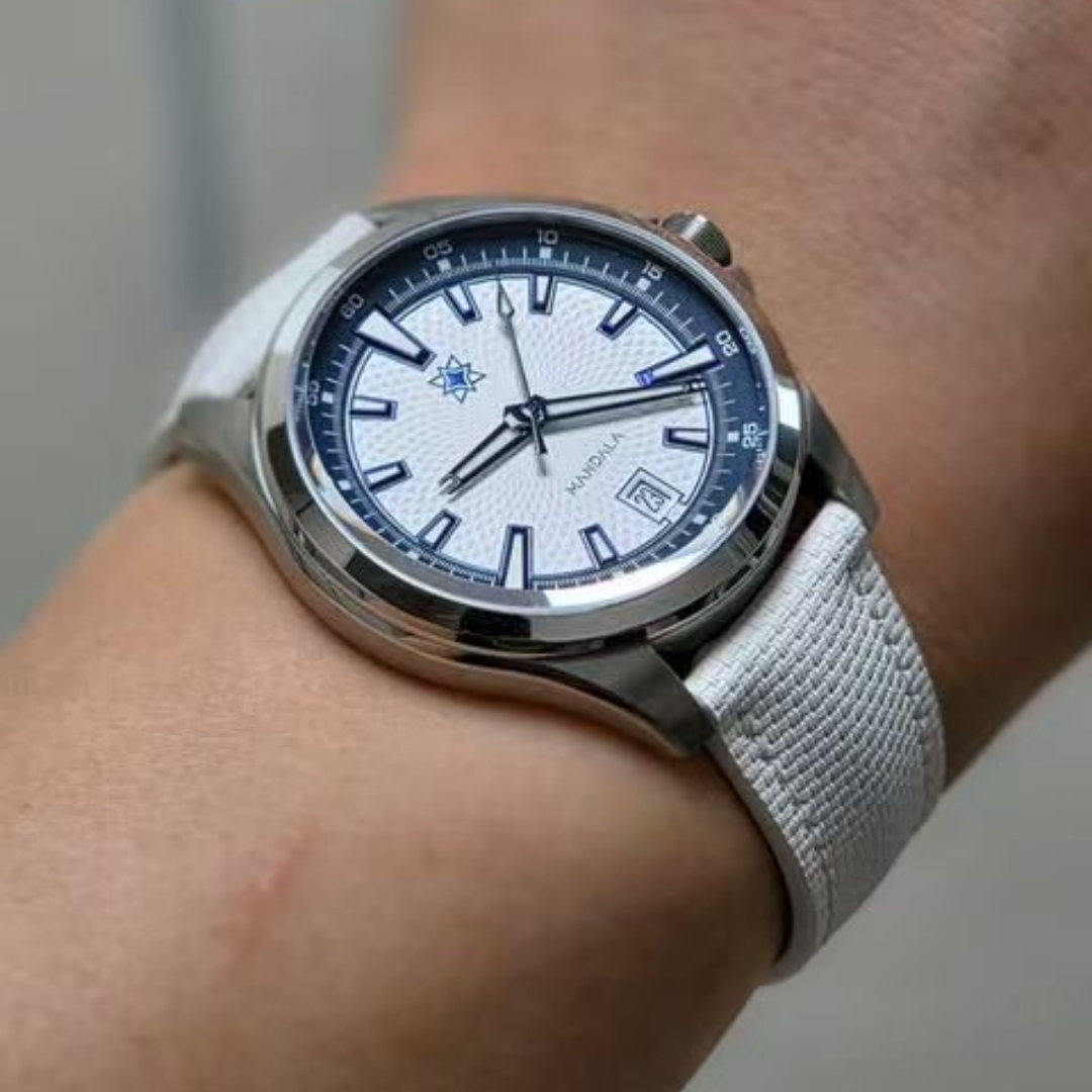 Luxury Watch Jaeger Lecoultre - 20mm Sailcloth FKM Rubber Genuine Leather