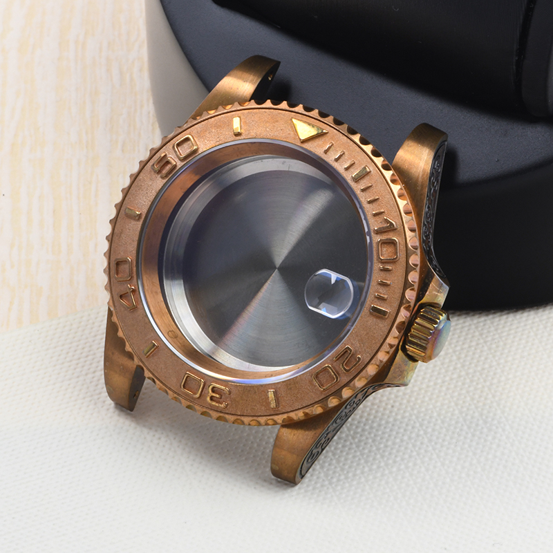 Bronze Case Watch - CUNS8 Bronze Watch Case 40mm Sapphire