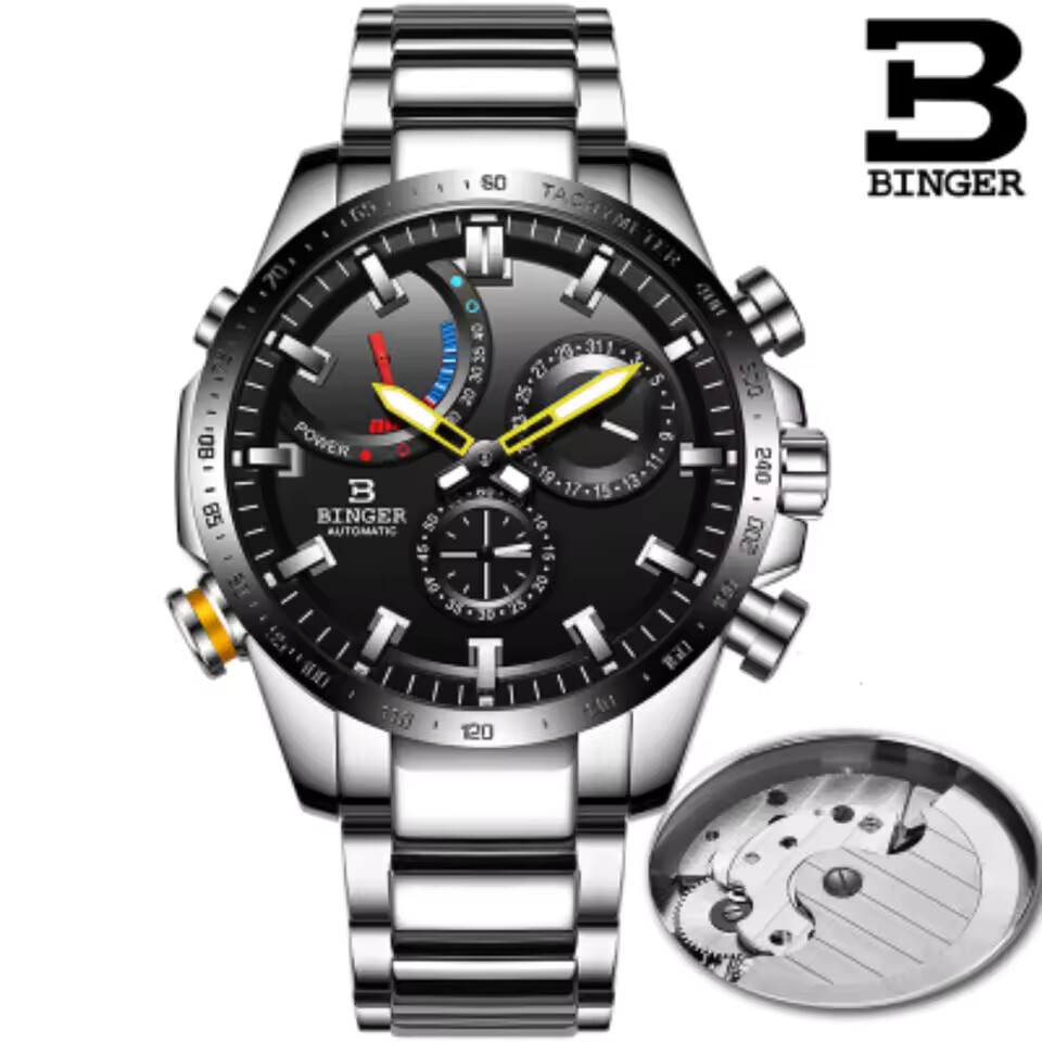 Luxury Watch Winder - Genuine Luxury Switzerland BINGER Brand Men