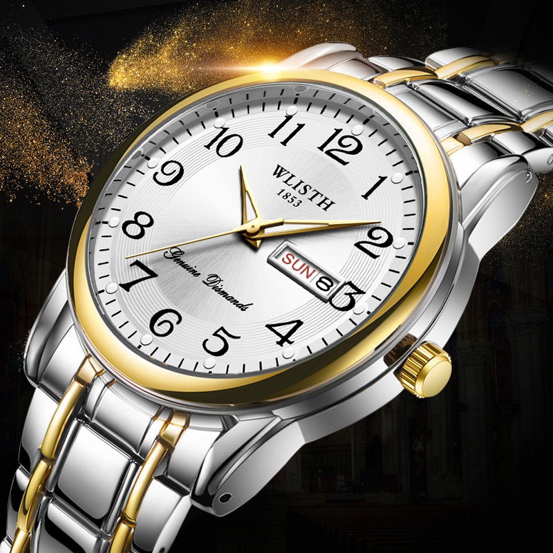 Luxury Watch Safe - Luxury Men Quartz Watch Digital Wristwatch