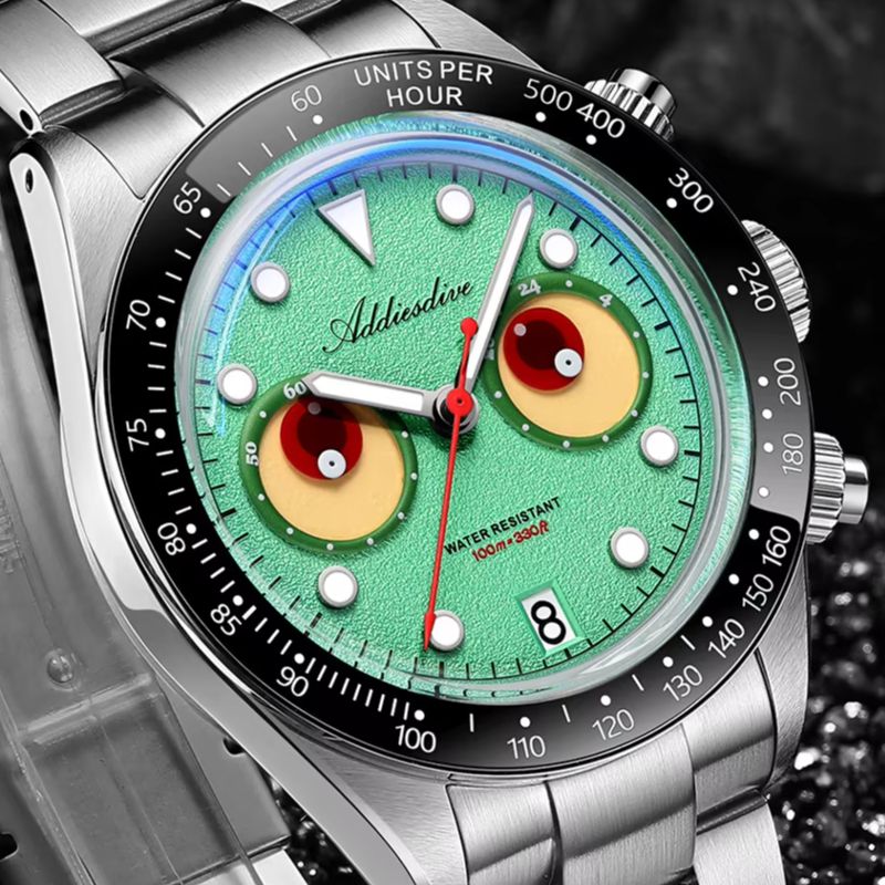 Luxury Watch Makes - ADDIESDIVE Chronograph Quartz Watch Hight Quality