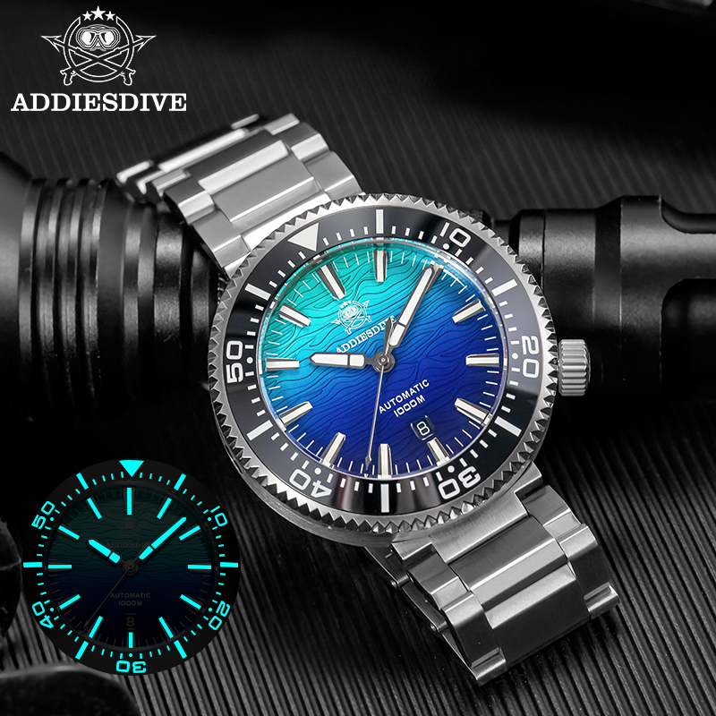 Luxury Watch Makes - ADDIESDIVE AD2526 Reloj Hombre 100bar Diver