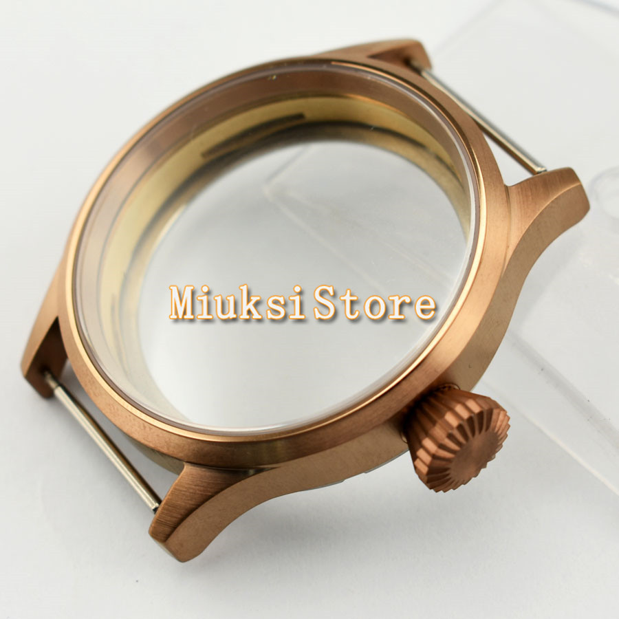 Bronze Case Watch - ETA6497 Watch Case 43mm Copper Color