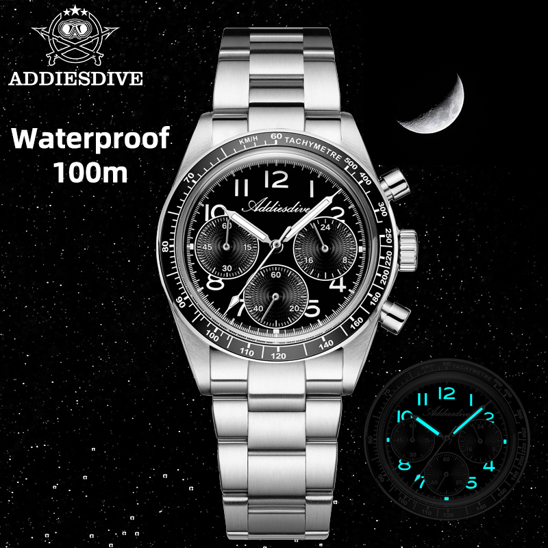 Luxury Watch Second Hand - ADDIESDIVE 2026 Men's Watches Quartz Fashion