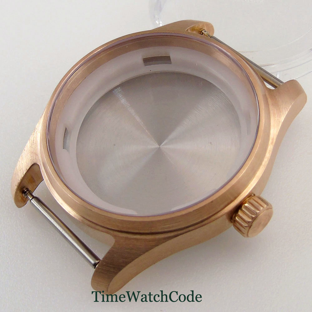39mm Pilot Diver Watch Case So - огляд і ціна Bronze Case Watch