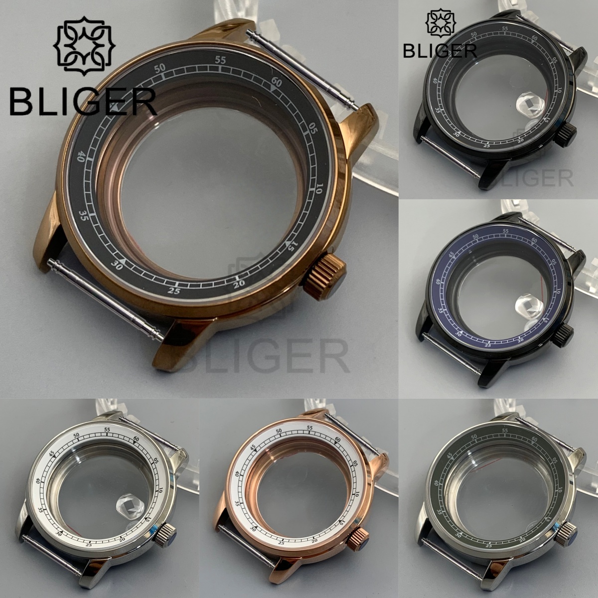 BLIGER 38mm Bronze Brass Divin - огляд і ціна Bronze Case Watch