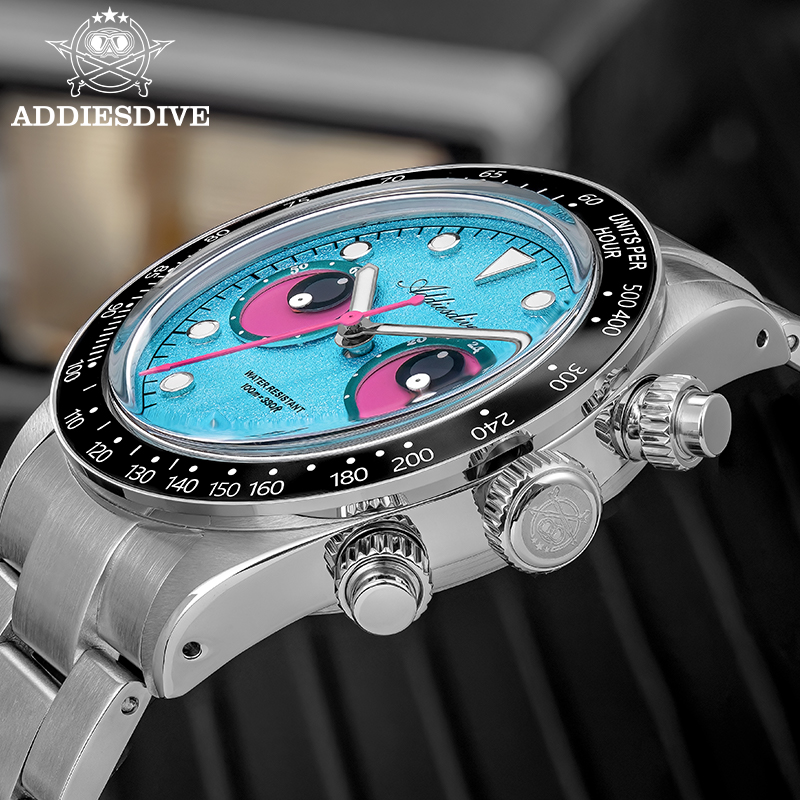ADDIESDIVE Luxury Stainless St - огляд і ціна Luxury Watch Second Hand