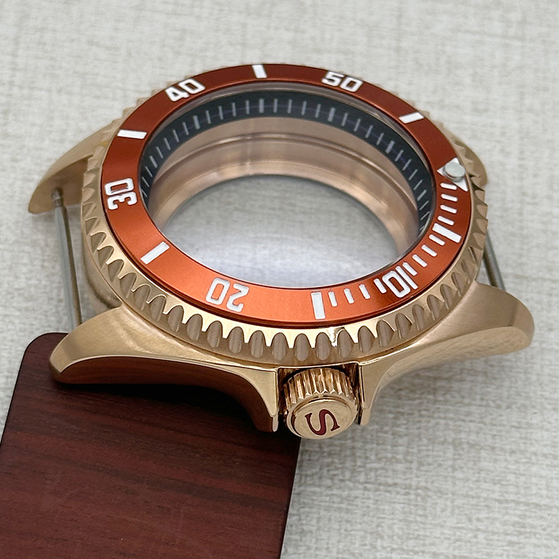 42mm SKX007 SKX009 Case Domed  - огляд і ціна Bronze Case Watch