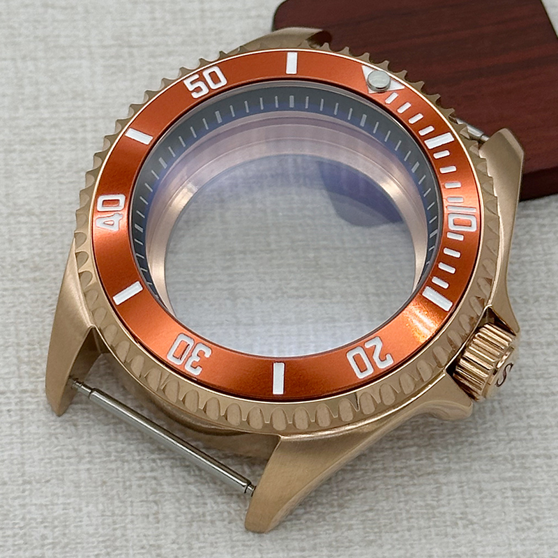 42mm SKX007 SKX009 Case Domed  - огляд і ціна Bronze Case Watch