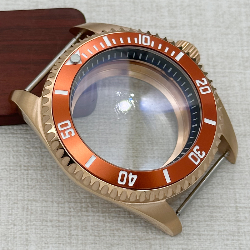 42mm SKX007 SKX009 Case Domed  - огляд і ціна Bronze Case Watch