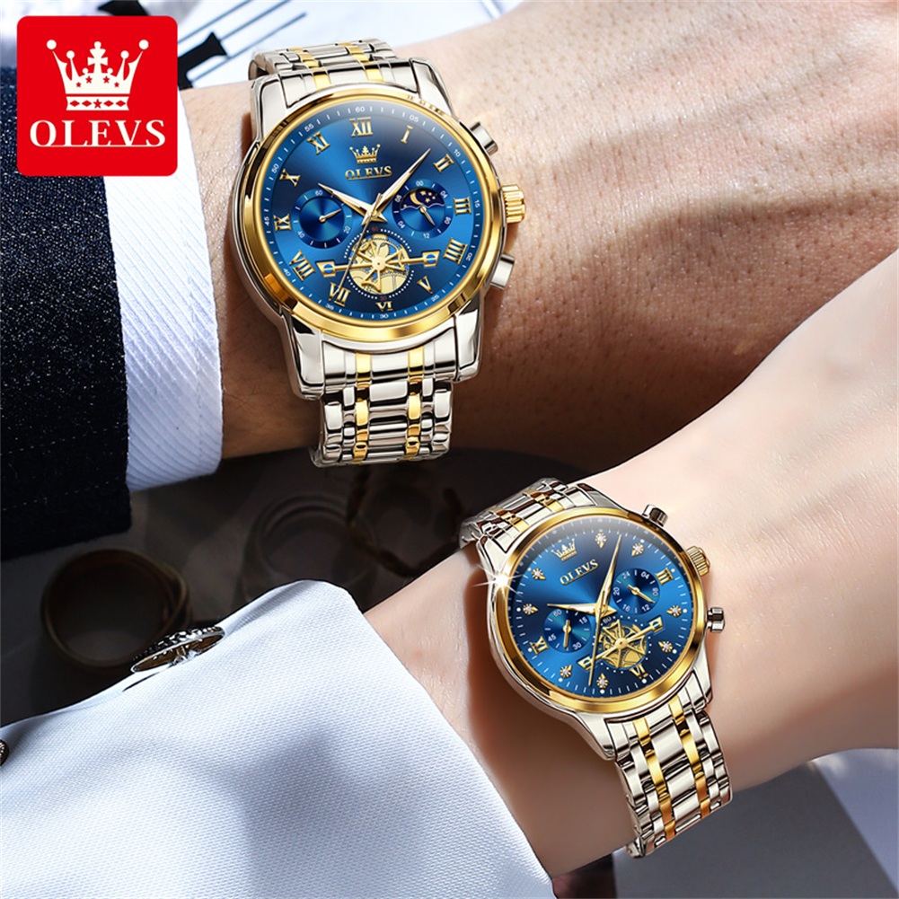 OLEVS Quartz Couple Watch Luxu - огляд і ціна Luxury Watch Time