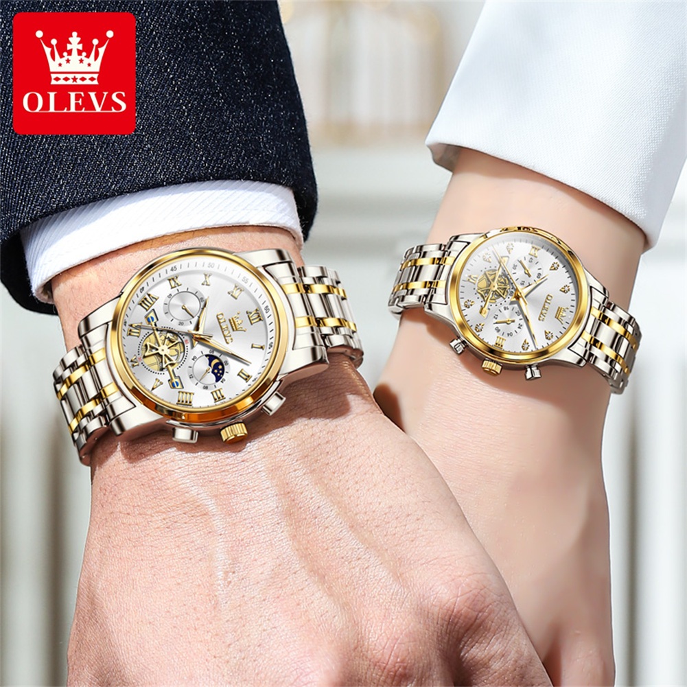 OLEVS Quartz Couple Watch Luxu - огляд і ціна Luxury Watch Time