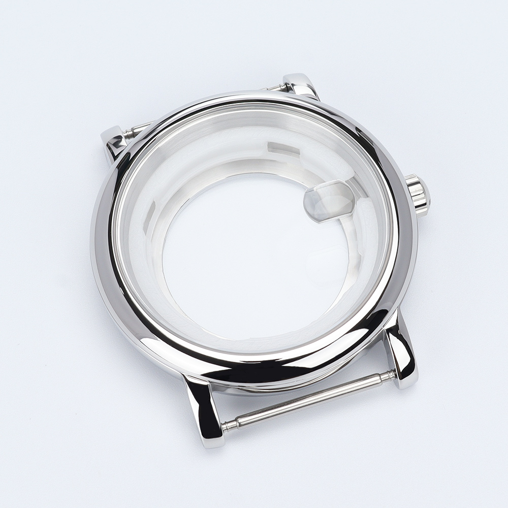 44mm Polished watch case nh35a - огляд і ціна Bronze Case Watch