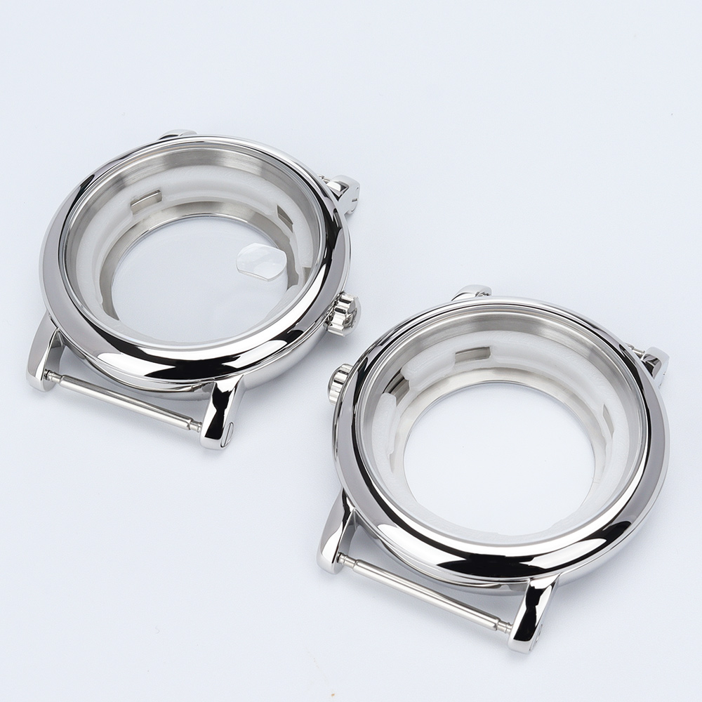 44mm Polished watch case nh35a - огляд і ціна Bronze Case Watch
