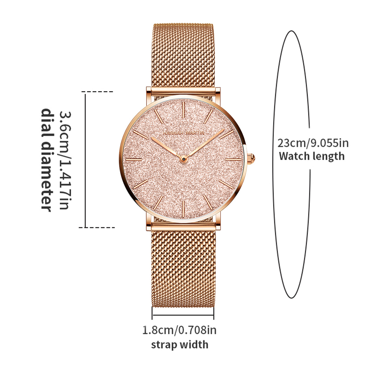 Hannah Martin Luxury Women's W - огляд і ціна Luxury Watch Japanese