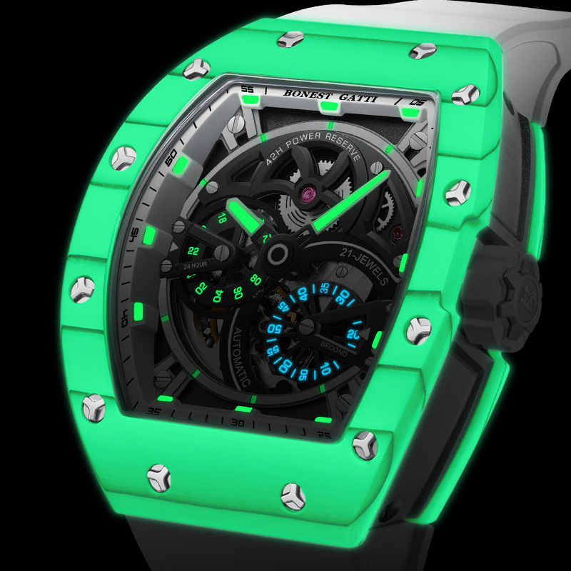 BONEST GATTI Men's Mechanical  - огляд і ціна Luxury Watch Second Hand