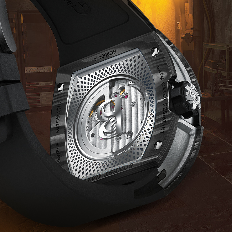 BONEST GATTI Men's Mechanical  - огляд і ціна Luxury Watch Second Hand