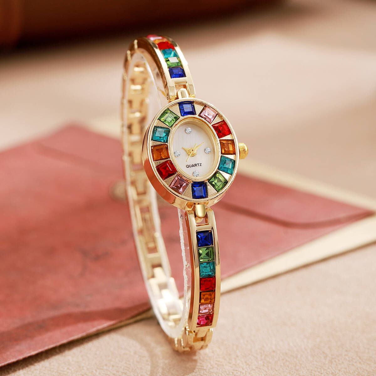 2PCS/Set Luxury Rhinestone Wom - огляд і ціна Luxury Watch Safe