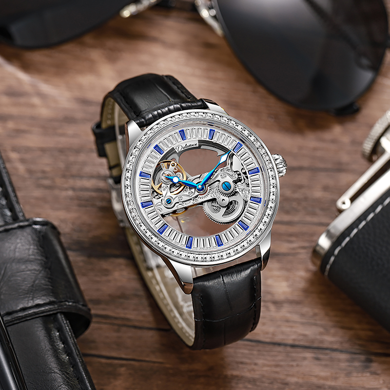 Top Brand Zircon Dial Skeleton - огляд і ціна Luxury Watch Winder