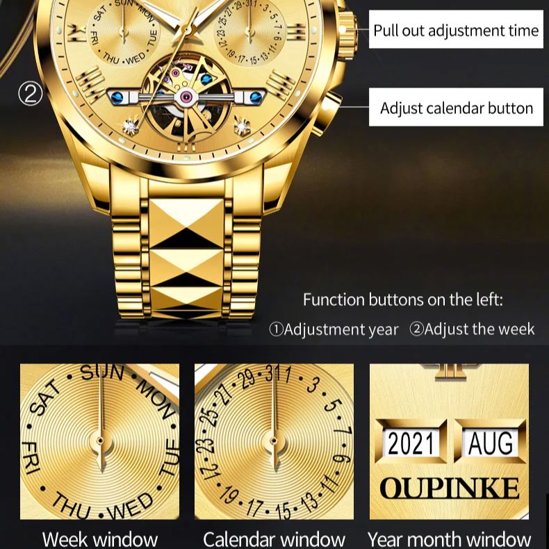 OUPINKE Tourbillon Couple Watc - огляд і ціна Luxury Watch Time