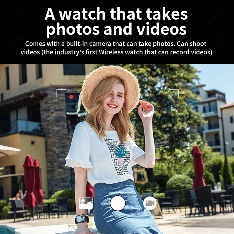 LIGE 512MB Camera Smartwatch 1 - огляд і ціна Luxury Watch Makes