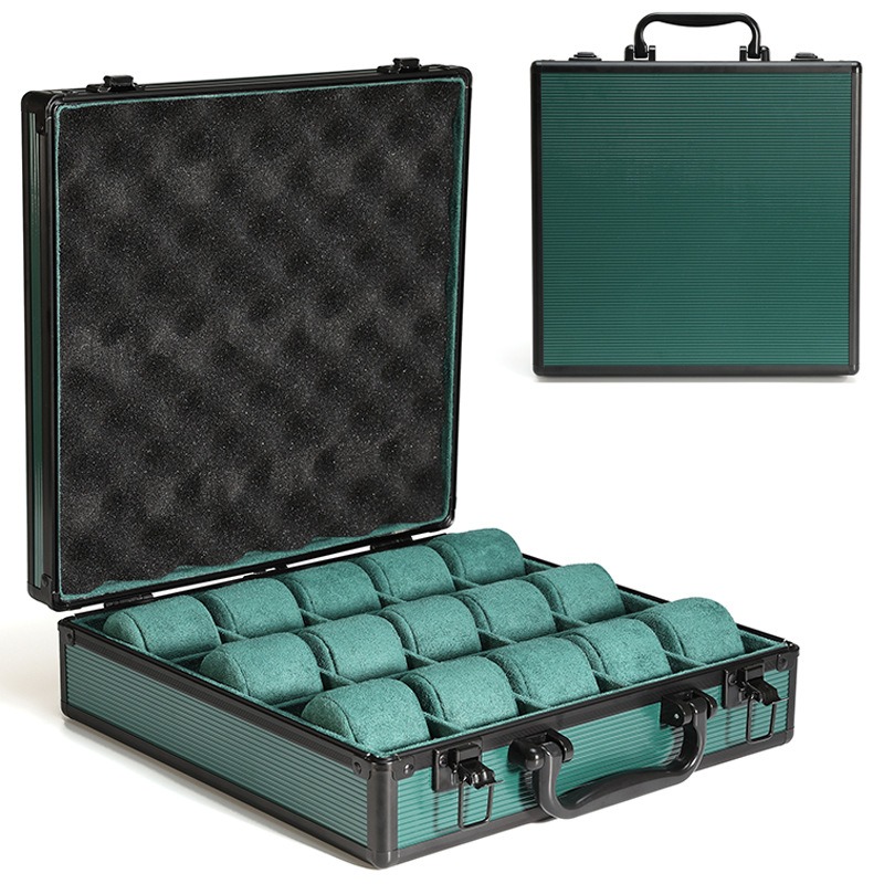 Aluminum Green Watch Box Mens  - огляд і ціна Luxury Watch Jaeger Lecoultre