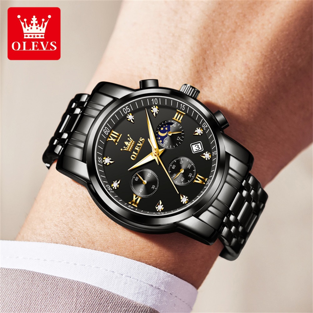 OLEVS Popular men's watches st - огляд і ціна Luxury Watch Safe