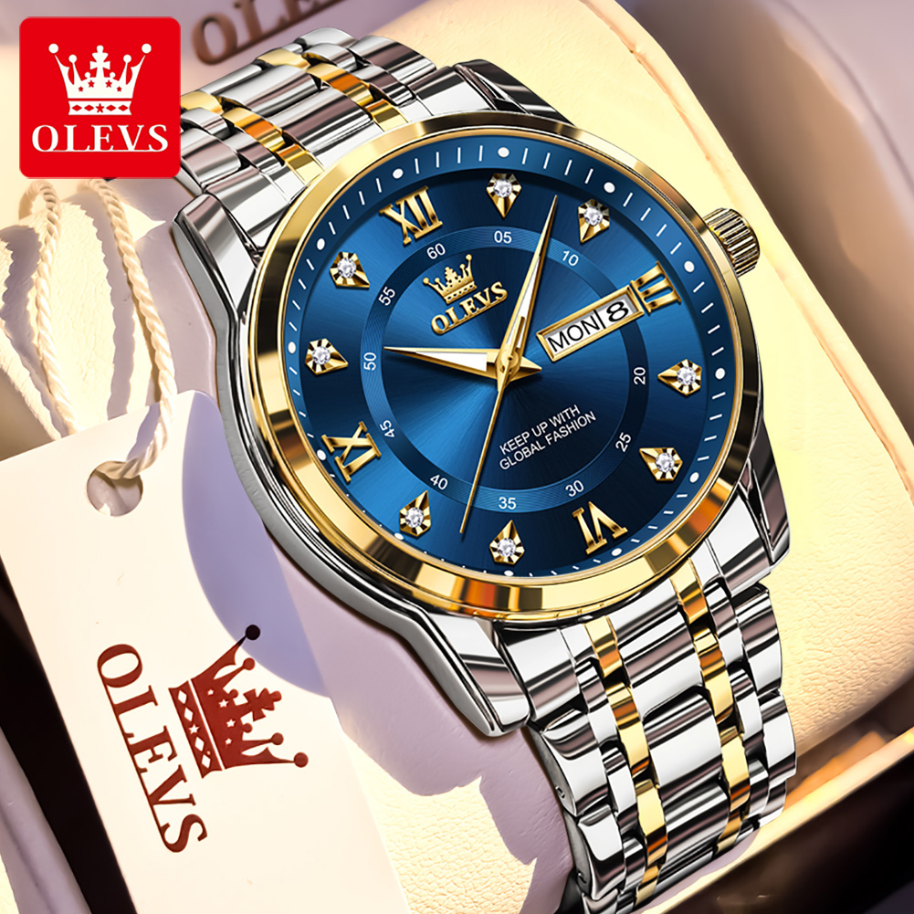 OLEVS Brand Fashion men's watc - огляд і ціна Luxury Watch Safe