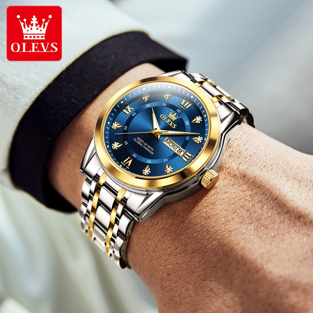 OLEVS Brand Fashion men's watc - огляд і ціна Luxury Watch Safe