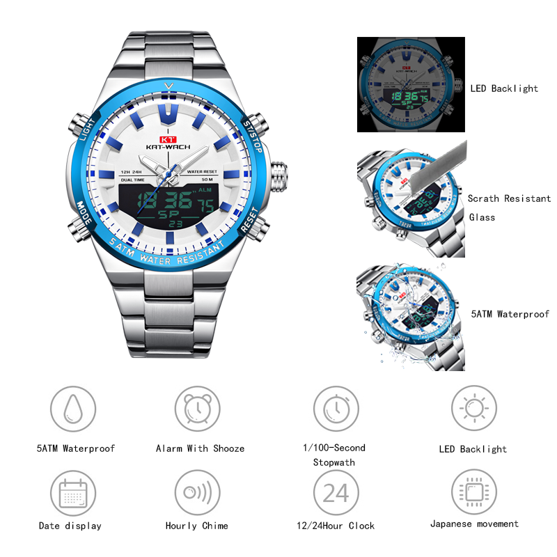 KAT-WACH men's quartz wristwat - огляд і ціна Luxury Watch Time