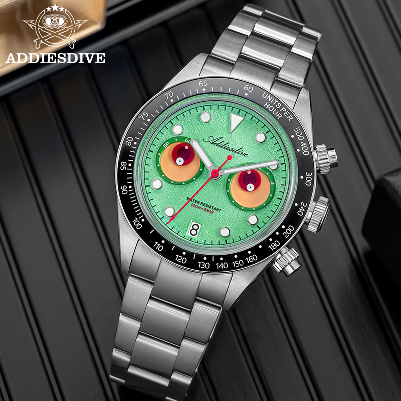 ADDIESDIVE Chronograph Quartz  - огляд і ціна Luxury Watch Makes