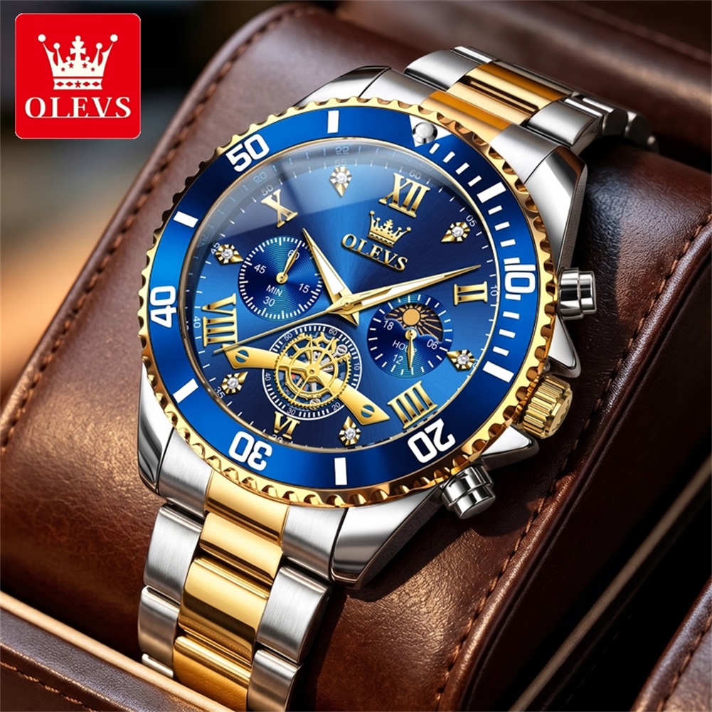 Luxury OLEVS Quartz Gold Metal - огляд і ціна Luxury Watch Winder