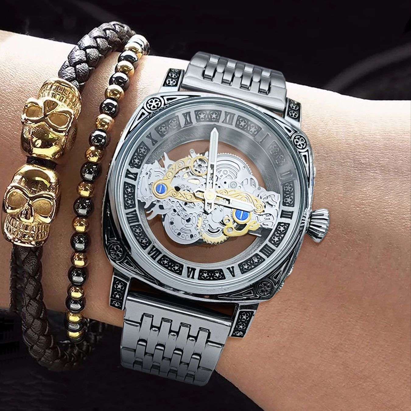 Men's Watch, Square High-End B - огляд і ціна Luxury Watch Value
