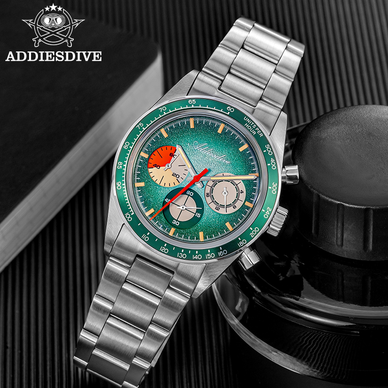 ADDIESDIVE Quartz Watches New  - огляд і ціна Luxury Watch Second Hand