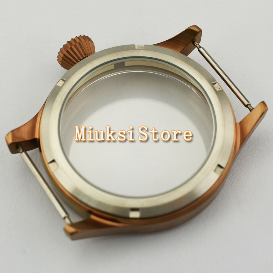 ETA6497 Watch Case 43mm Copper - огляд і ціна Bronze Case Watch